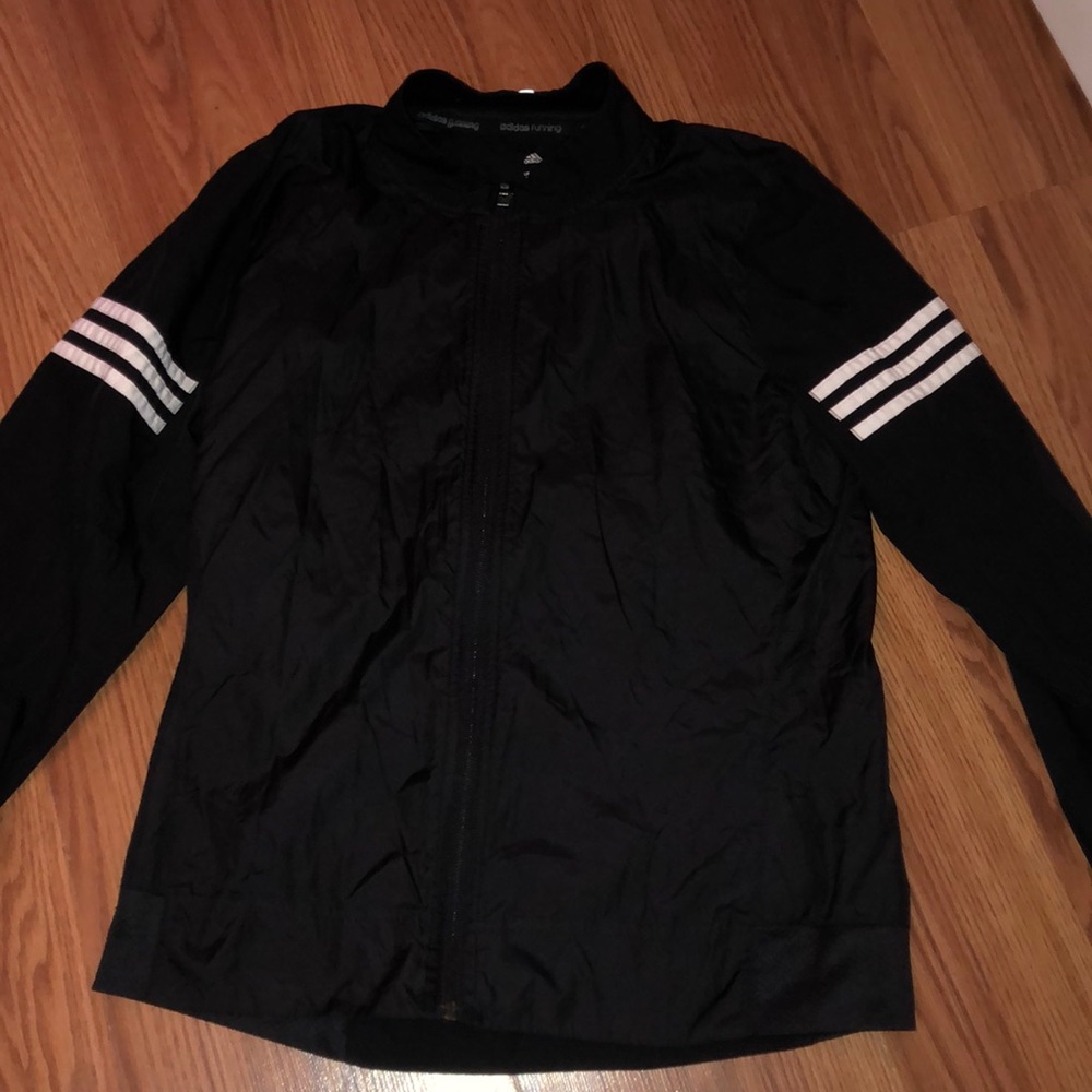 Black Addidas windbreaker ❤️